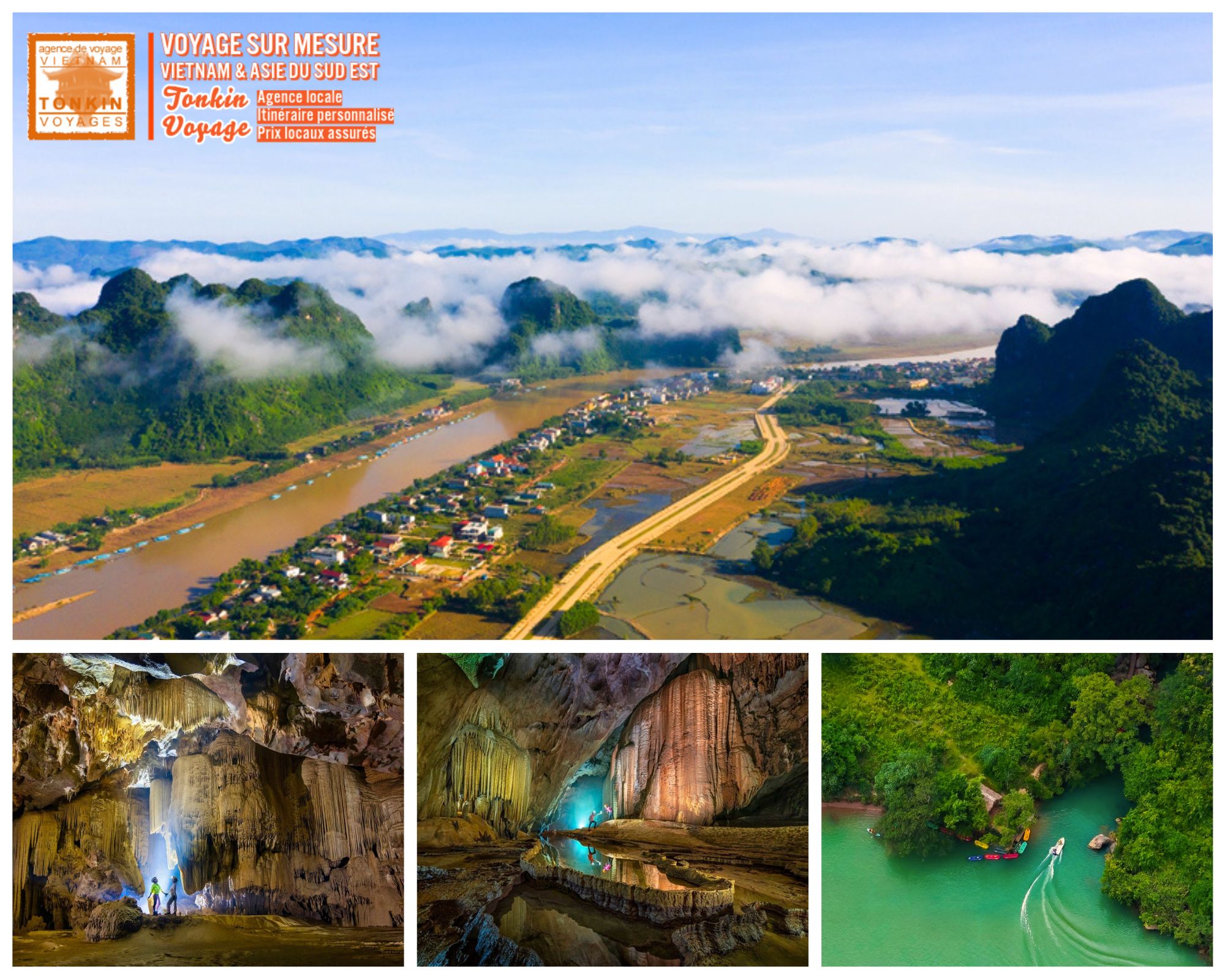 Les plus beaux endroits au Vietnam &agrave; visiter Grottes g&eacute;antes Phong Nha Ke Bang
